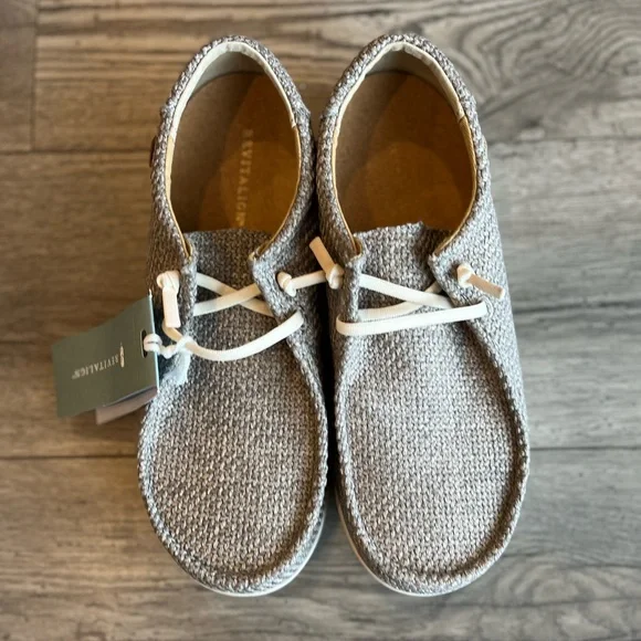 Revitalign Orthotic Men’s Stretch Casual Shoes - Carefree 10EE Wide Fit Gray NWT